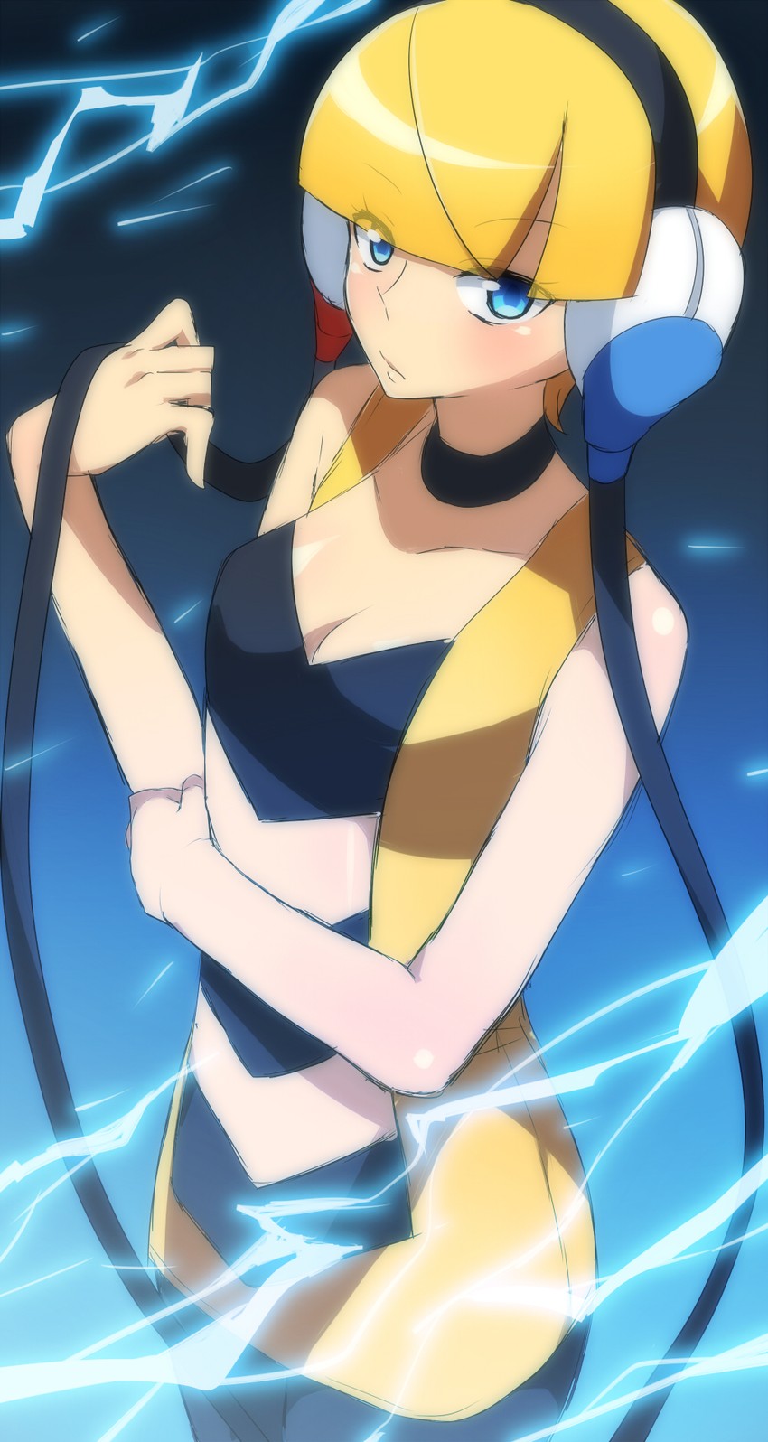 elesa (pokemon and 1 more) drawn by amamiya_hisui