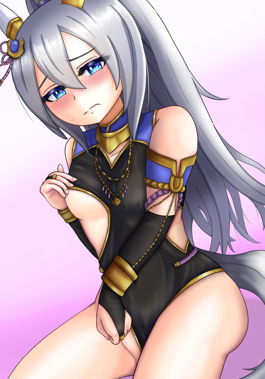 tamamo cross (umamusume) drawn by stellarsugar07