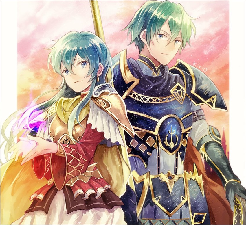 eirika and ephraim (fire emblem and 2 more) drawn by kro