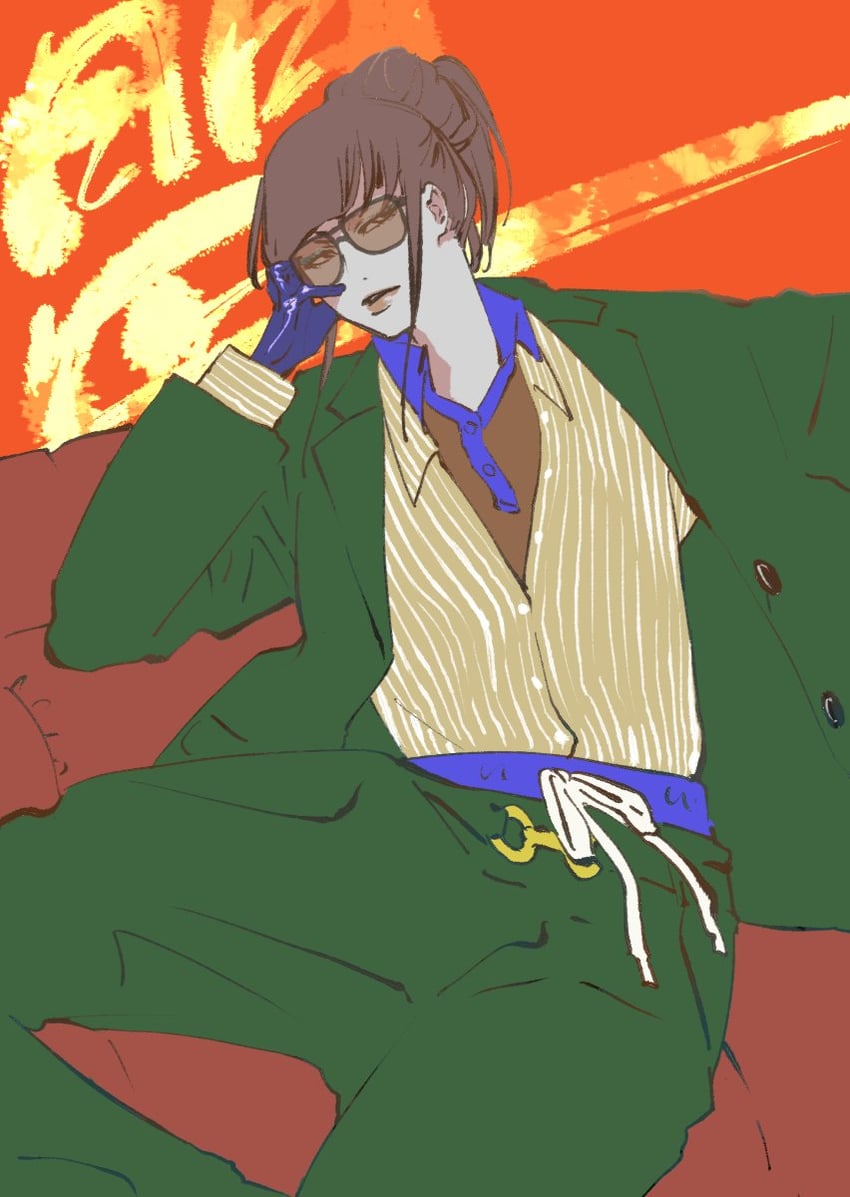 shutara senjumaru (bleach and 1 more) drawn by kubo_tite