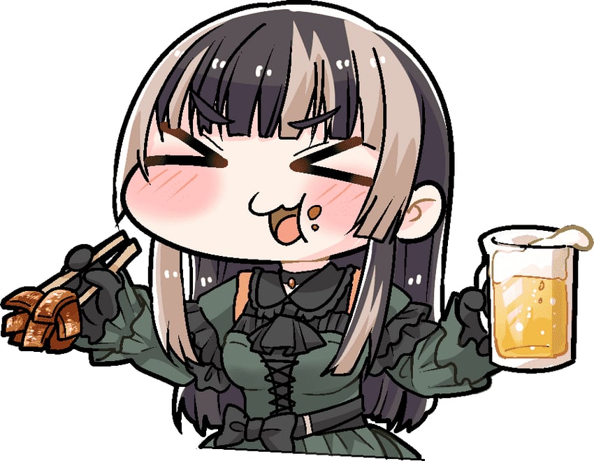 juufuutei raden (hololive and 1 more) drawn by komainu_channel