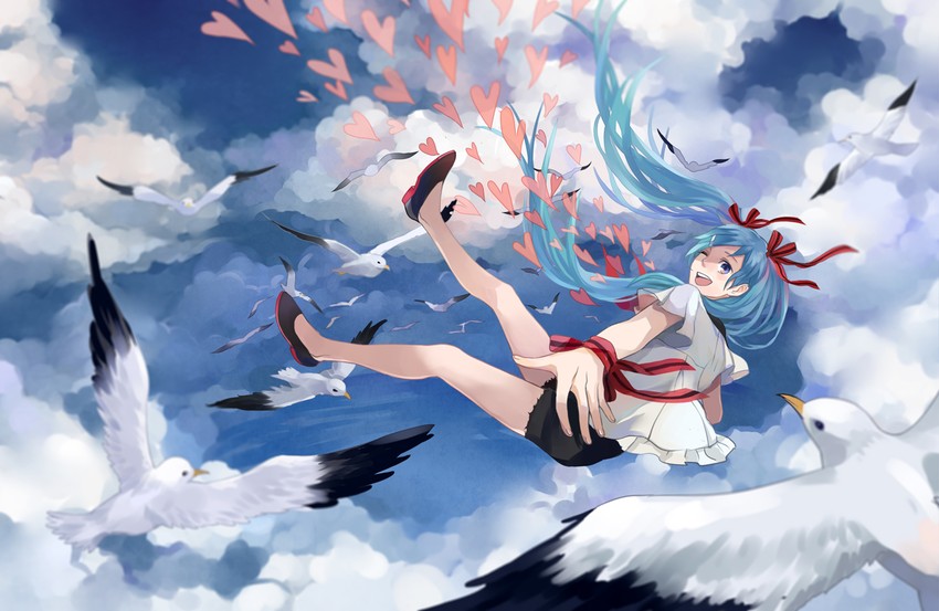 hatsune miku (vocaloid and 3 more) drawn by yu_(kongxiang)