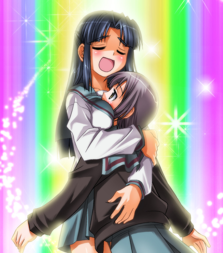 nagato yuki and asakura ryoko (suzumiya haruhi no yuuutsu) drawn by umekichi