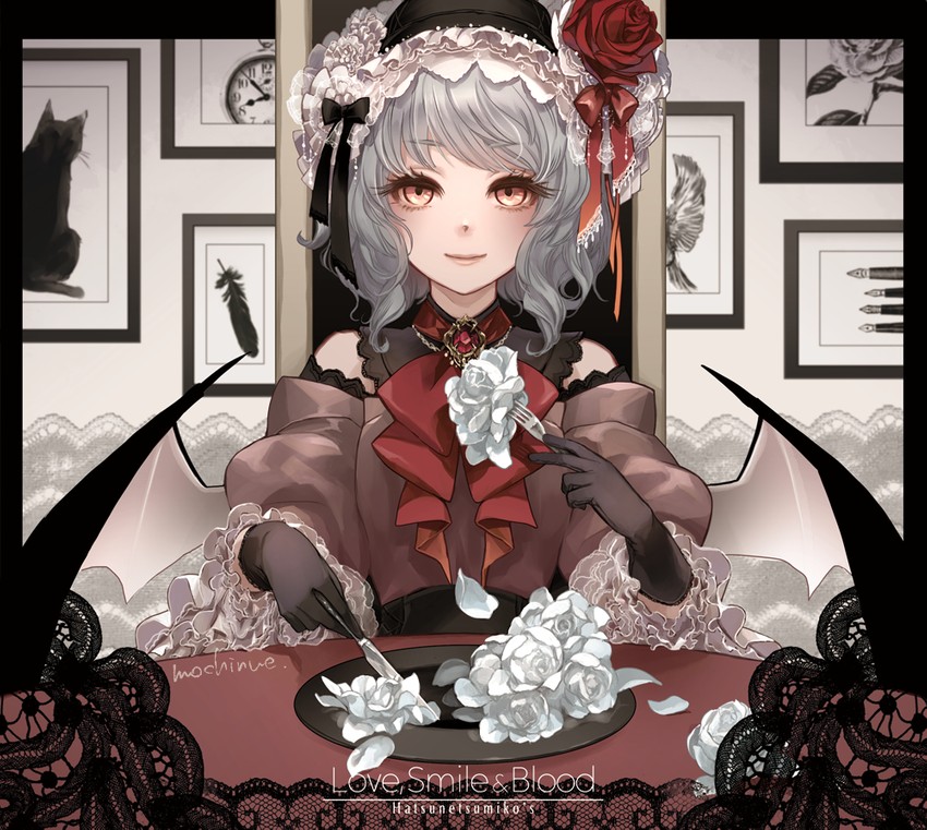 remilia scarlet (touhou and 1 more) drawn by mochinue
