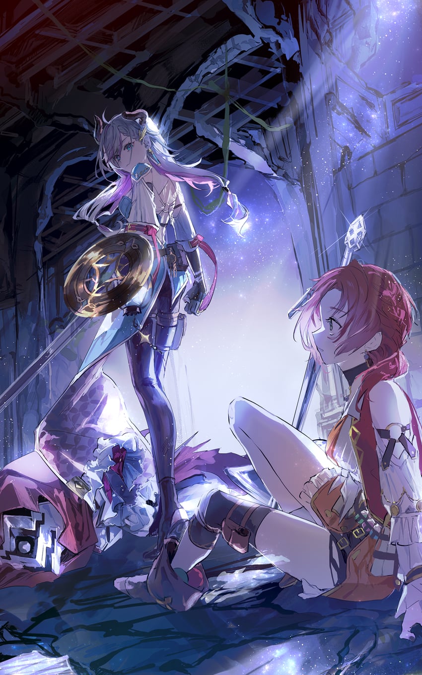 valeria and heidi (atelier and 1 more) drawn by karanagare