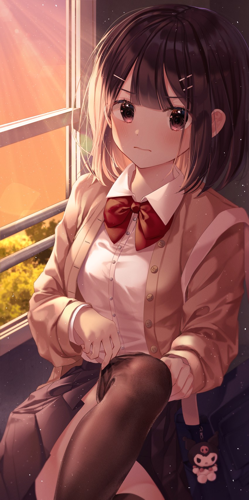 kuromi (original and 2 more) drawn by myowa