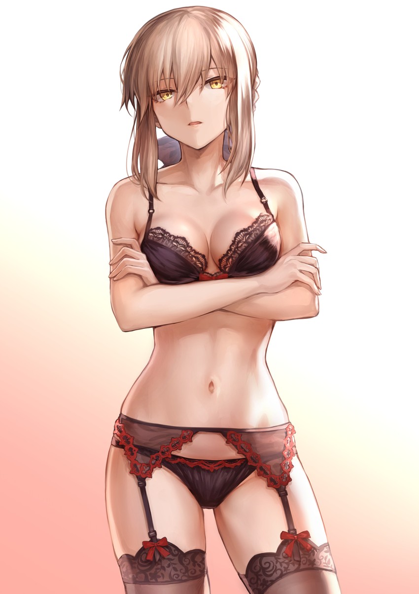 artoria pendragon and saber alter (fate and 1 more) drawn by mashutarou_(neko_no_oyashiro)