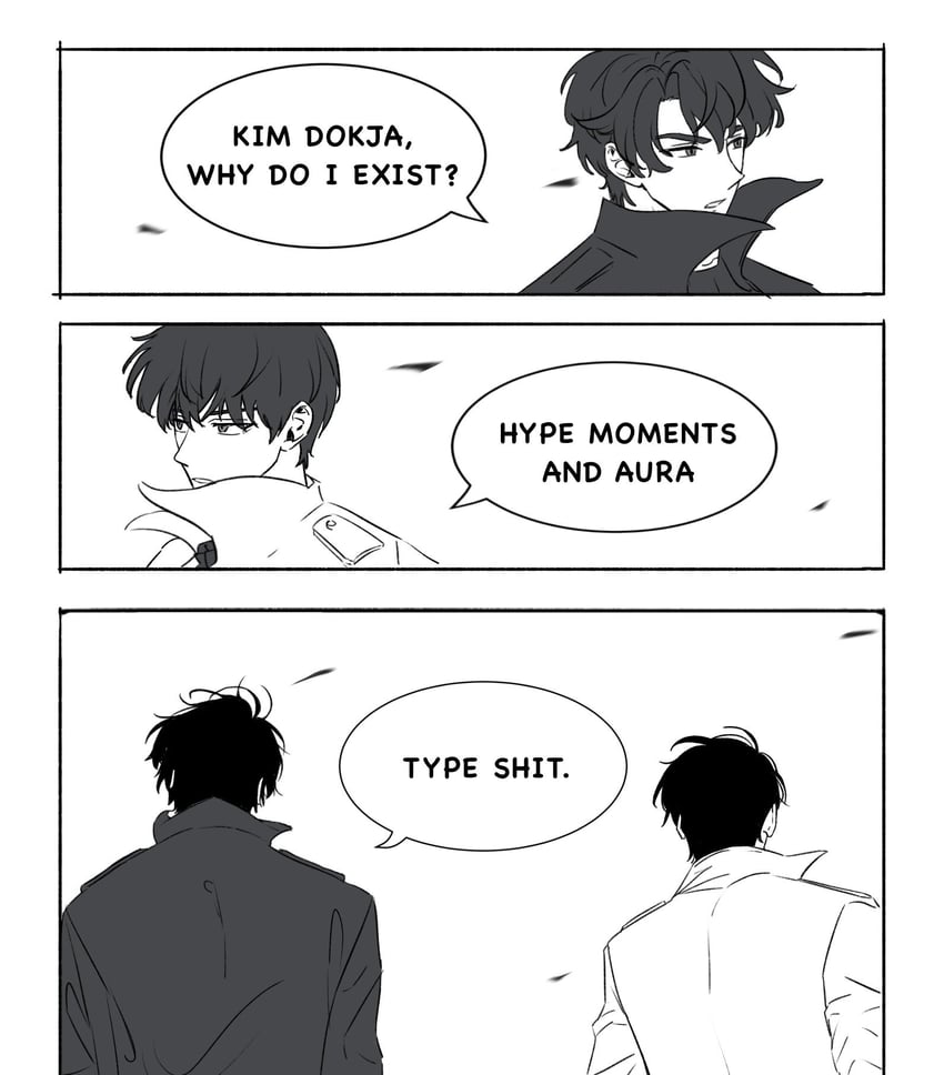 kim dokja and yoo joonghyuk (omniscient reader's viewpoint) drawn by jaekeiy