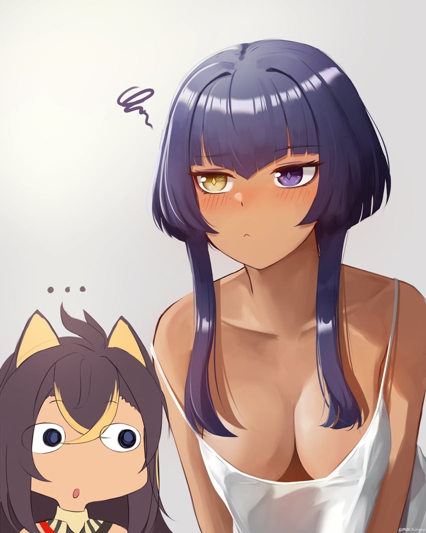 dehya and candace (genshin impact and 1 more) drawn by mockingeu
