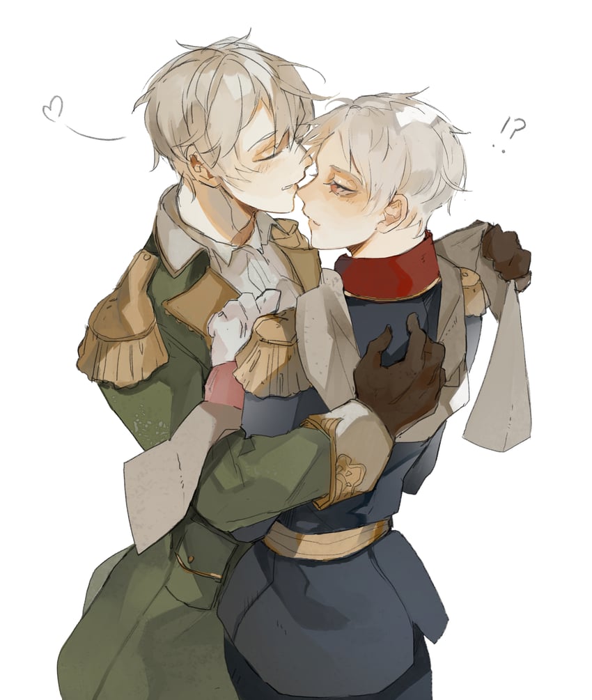 russia and prussia (axis powers hetalia) drawn by kamui_(kurohshiro1)