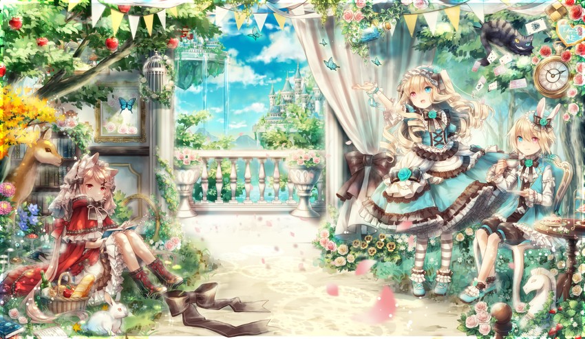 cheshire cat (alice's adventures in wonderland) drawn by yumeichigo_alice