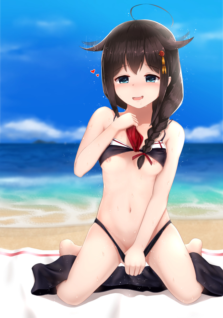 shigure and shigure kai ni (kantai collection) drawn by driftkingtw