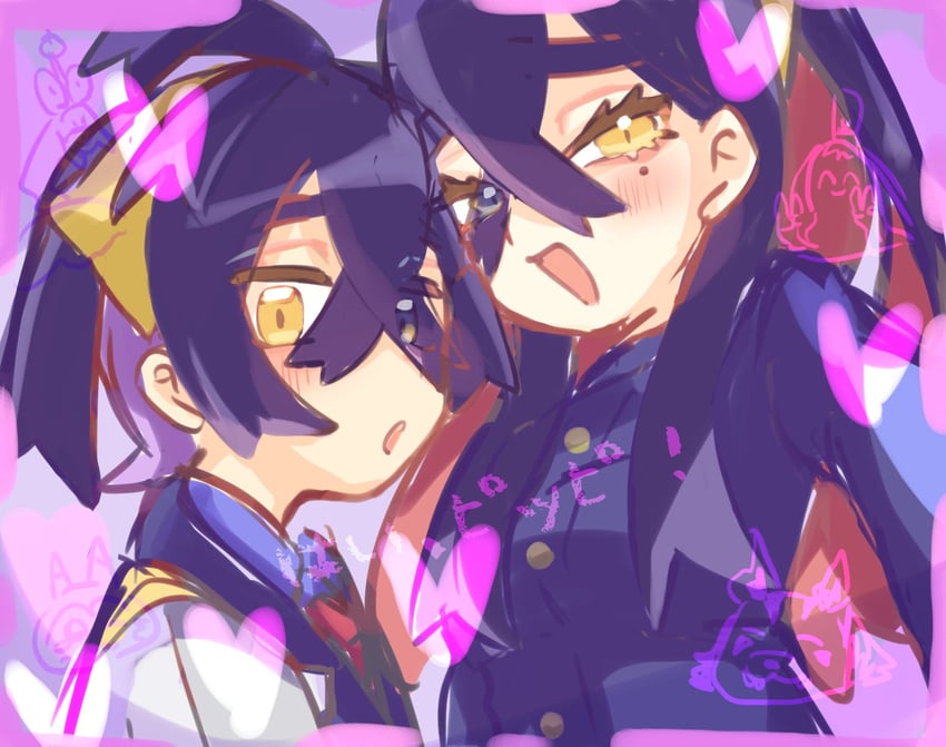 kieran and carmine (pokemon and 1 more) drawn by tacho_baby