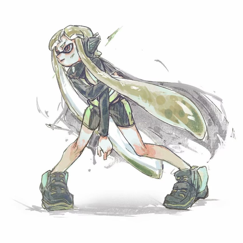 inkling player character, inkling girl, and agent 3 (splatoon and 2 more) drawn by gucandiyi52092