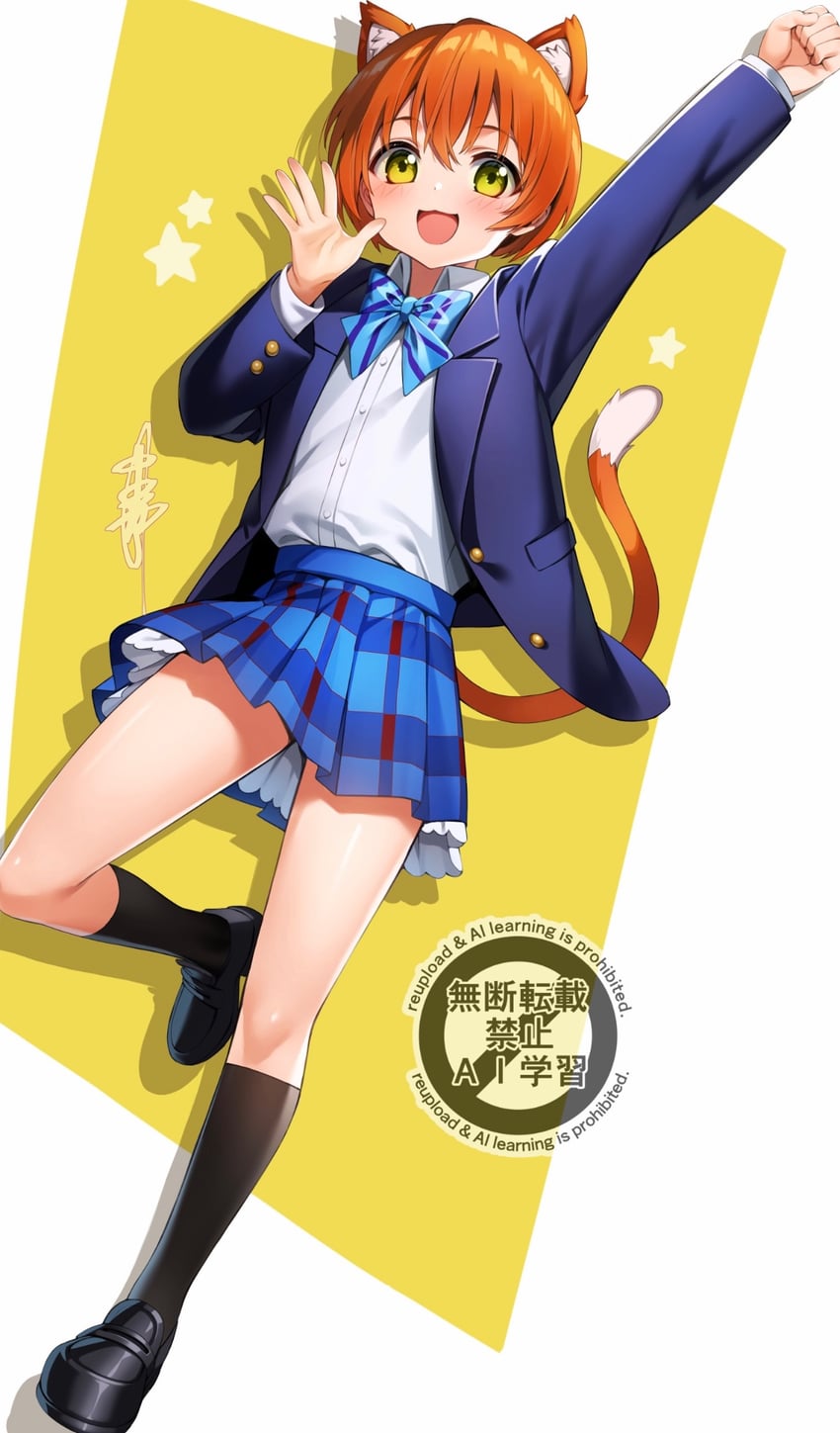 hoshizora rin (love live! and 1 more) drawn by nakano_maru