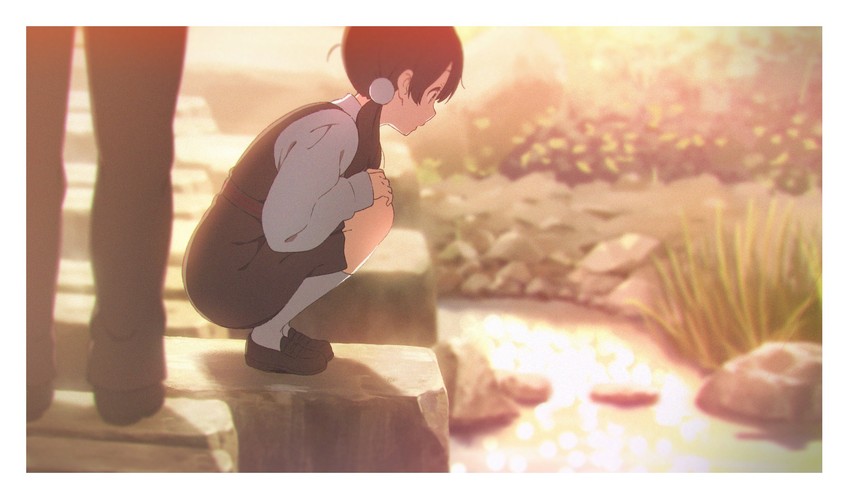 kitashirakawa tamako and ooji mochizou (tamako market) drawn by tesseract_(retr0_0o)