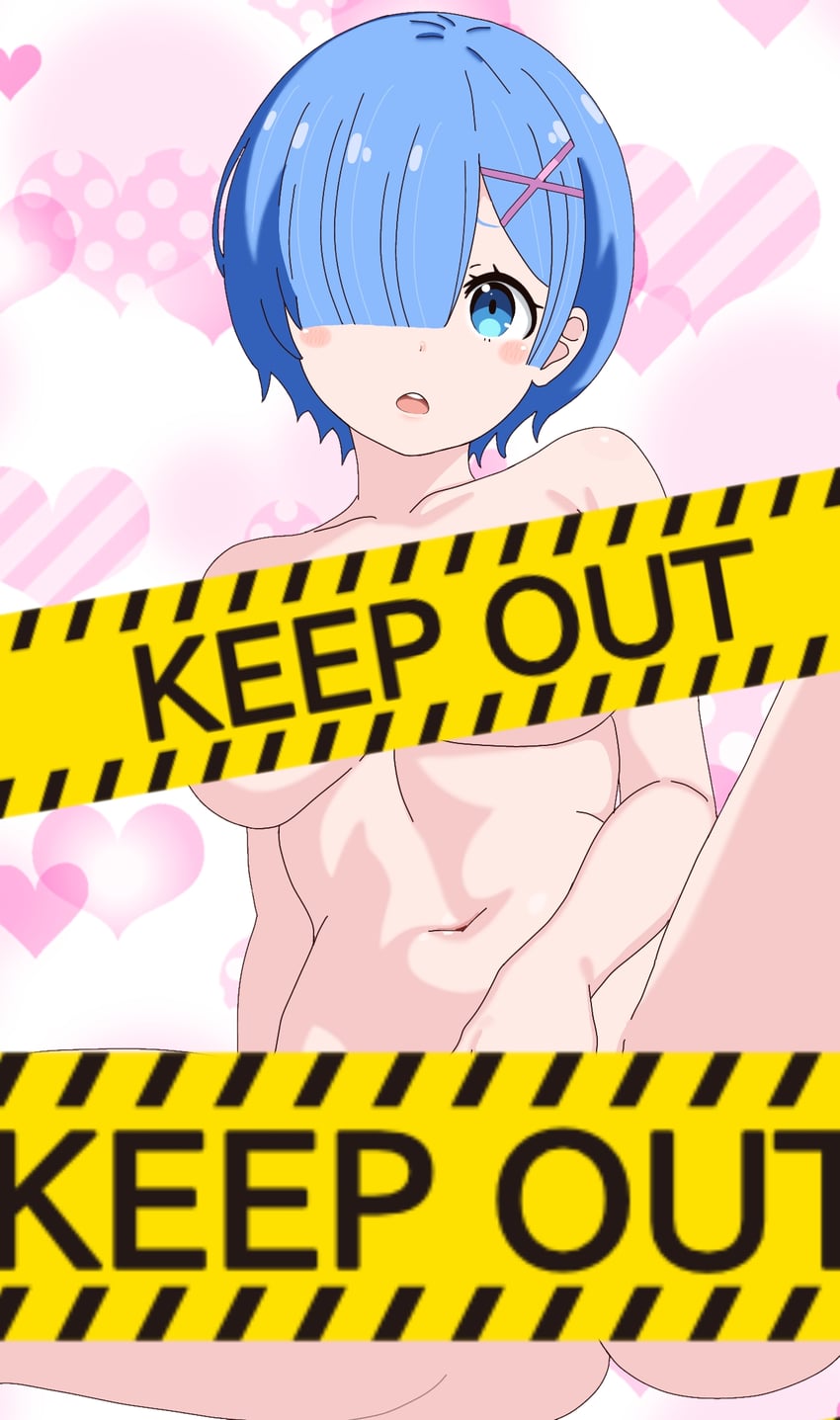 rem (re:zero kara hajimeru isekai seikatsu) drawn by remnia