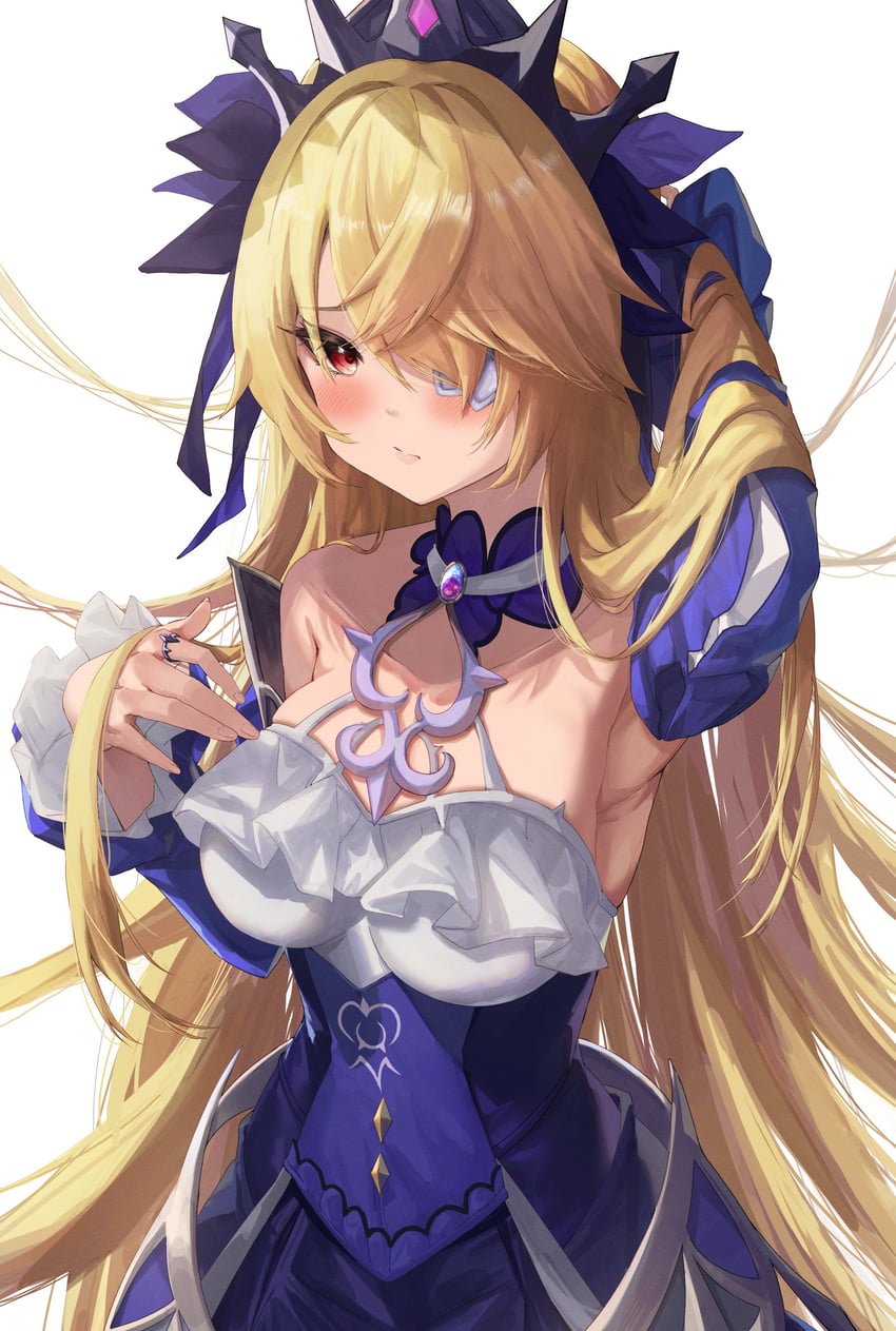 fischl (genshin impact) drawn by amane_sora