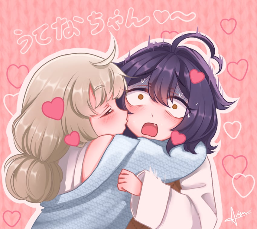 hiiragi utena and araga kiwi (mahou shoujo ni akogarete) drawn by arisu_art