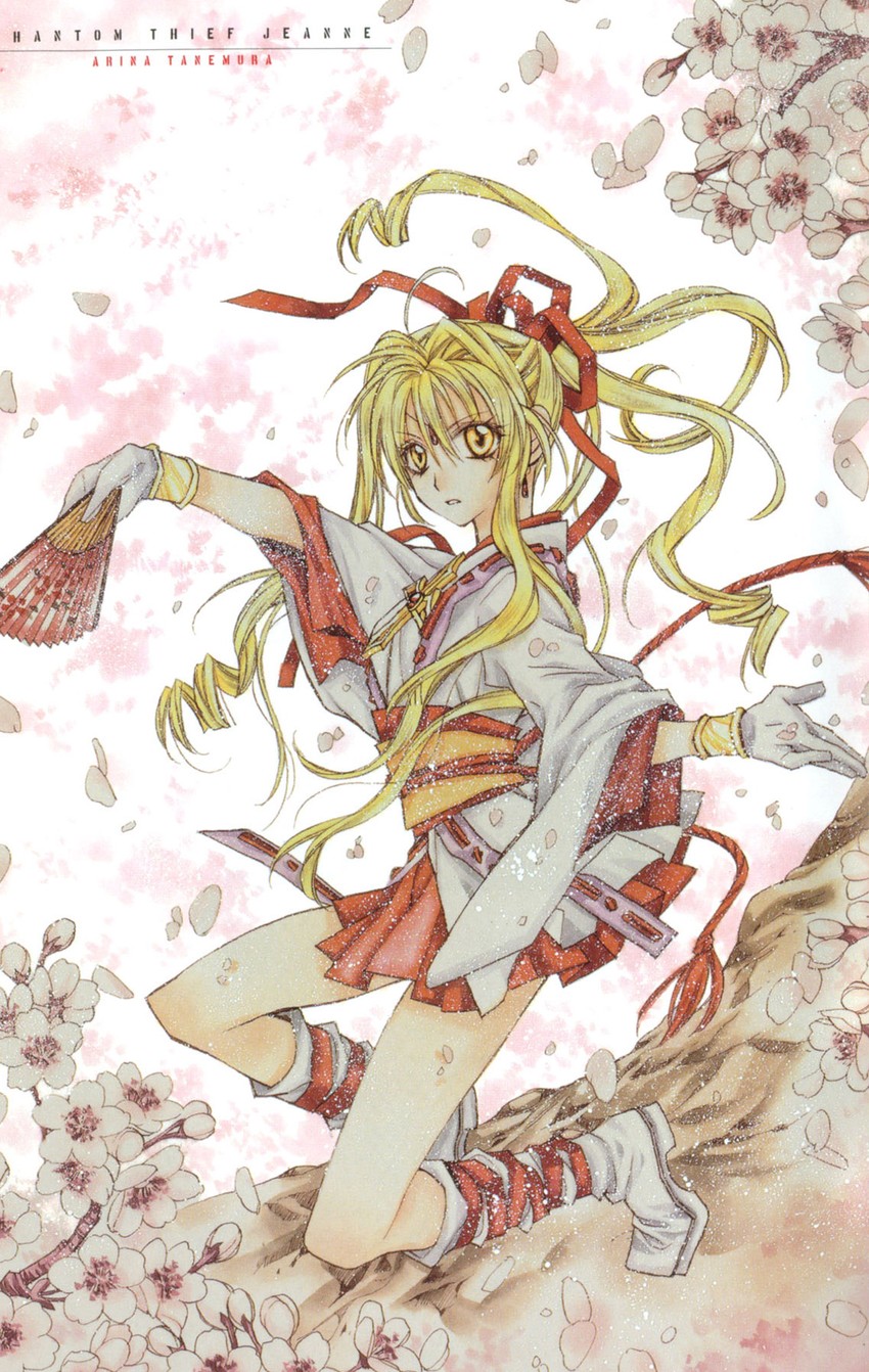 kusakabe maron and kaitou jeanne (kamikaze kaitou jeanne) drawn by tanemura_arina