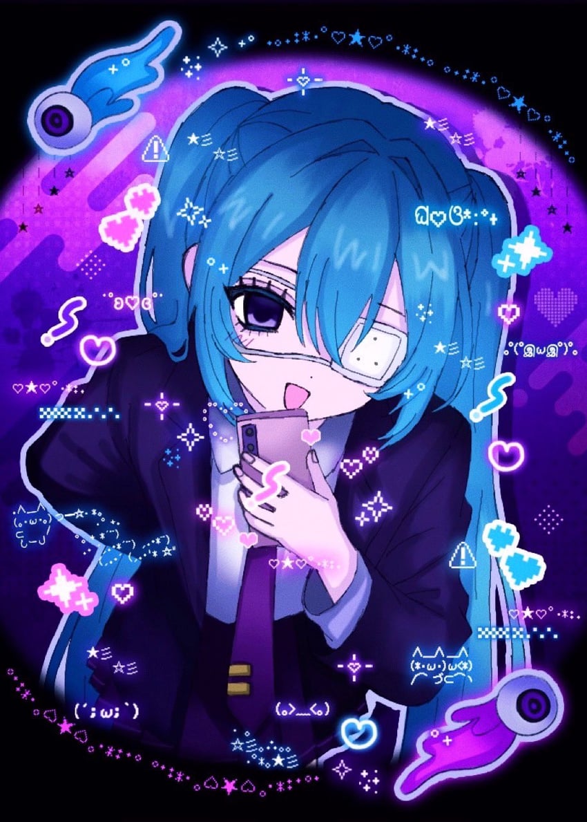 hatsune miku (vocaloid and 1 more) drawn by cosmopine