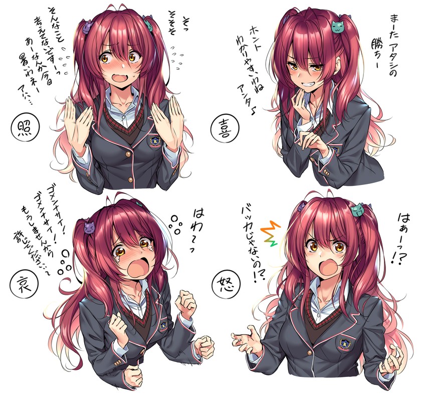 hinoura nanaka (original and 1 more) drawn by piromizu