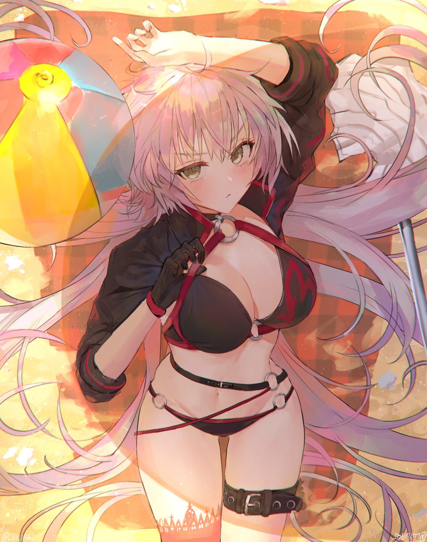 jeanne d'arc alter (fate and 1 more) drawn by leyu