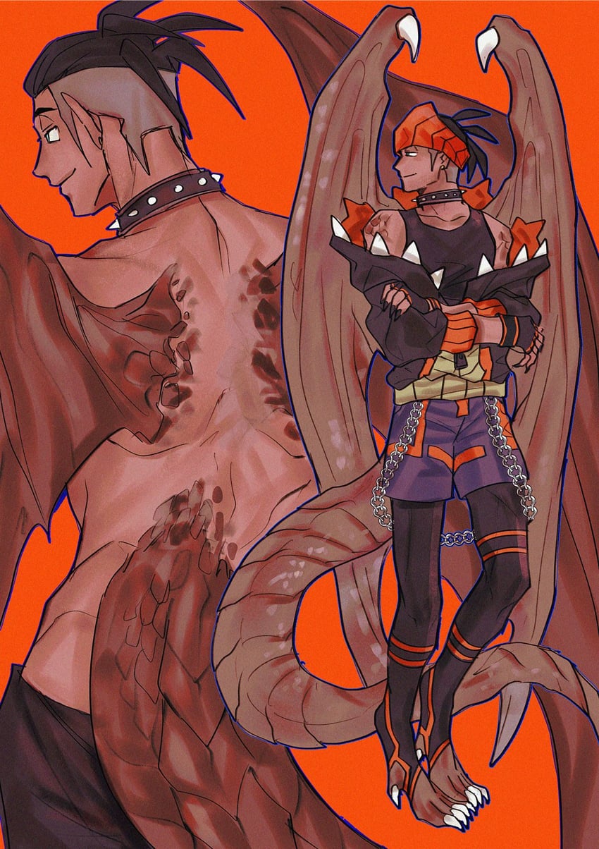 raihan (pokemon and 1 more) drawn by chiyo_(miichiyochin)