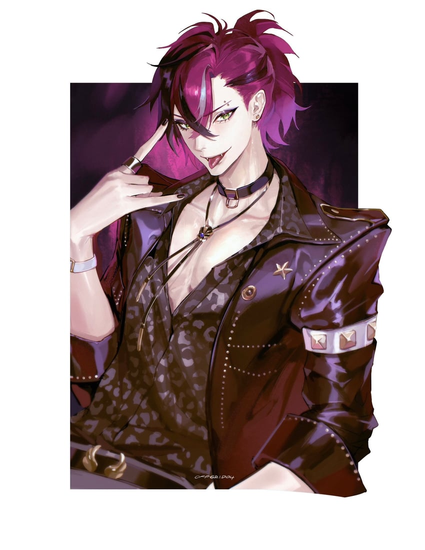 doppio dropscythe (nijisanji and 1 more) drawn by k_i_(off_grid04)