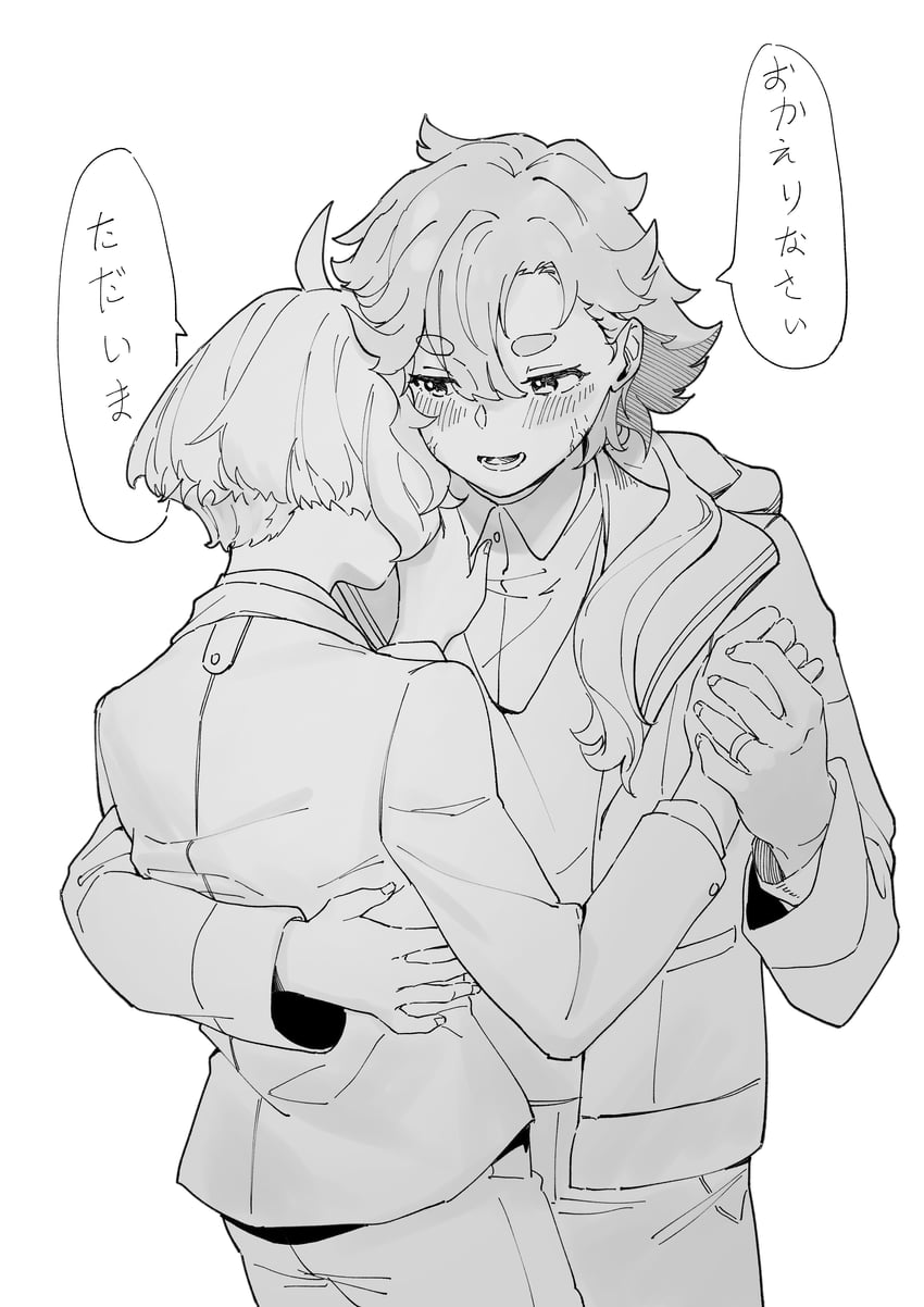 suletta mercury and miorine rembran (gundam and 1 more) drawn by joker_(jjjokerrr233)