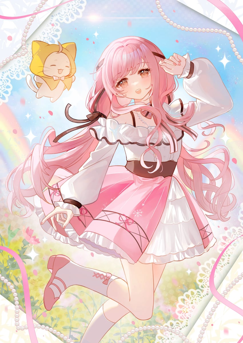 nikki, momo, and perfect start (nikki and 1 more) drawn by skytch