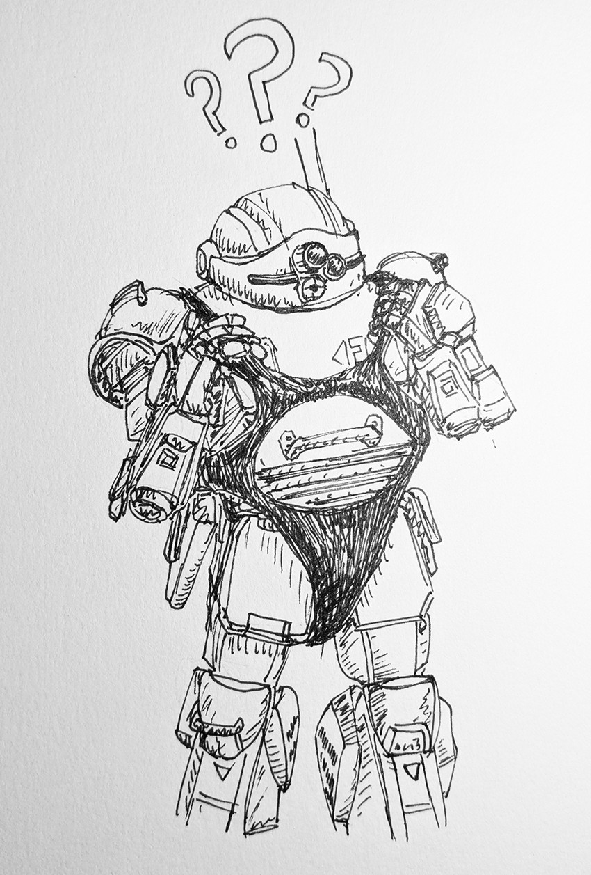 scopedog (soukou kihei votoms) drawn by chilidirigible