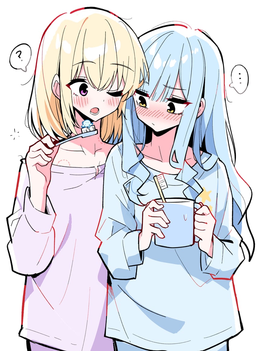 togawa sakiko and misumi uika (bang dream! and 1 more) drawn by zhanzhangzlw