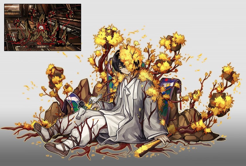 yi sang, dongbaek, dongrang, samjo, and peccatulum pigritiae class 3 (project moon and 1 more) drawn by flaw_eight