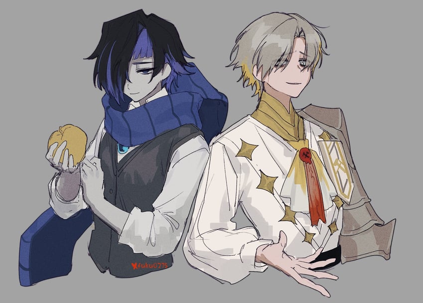 kromer and demian (project moon and 1 more) drawn by fuku0275