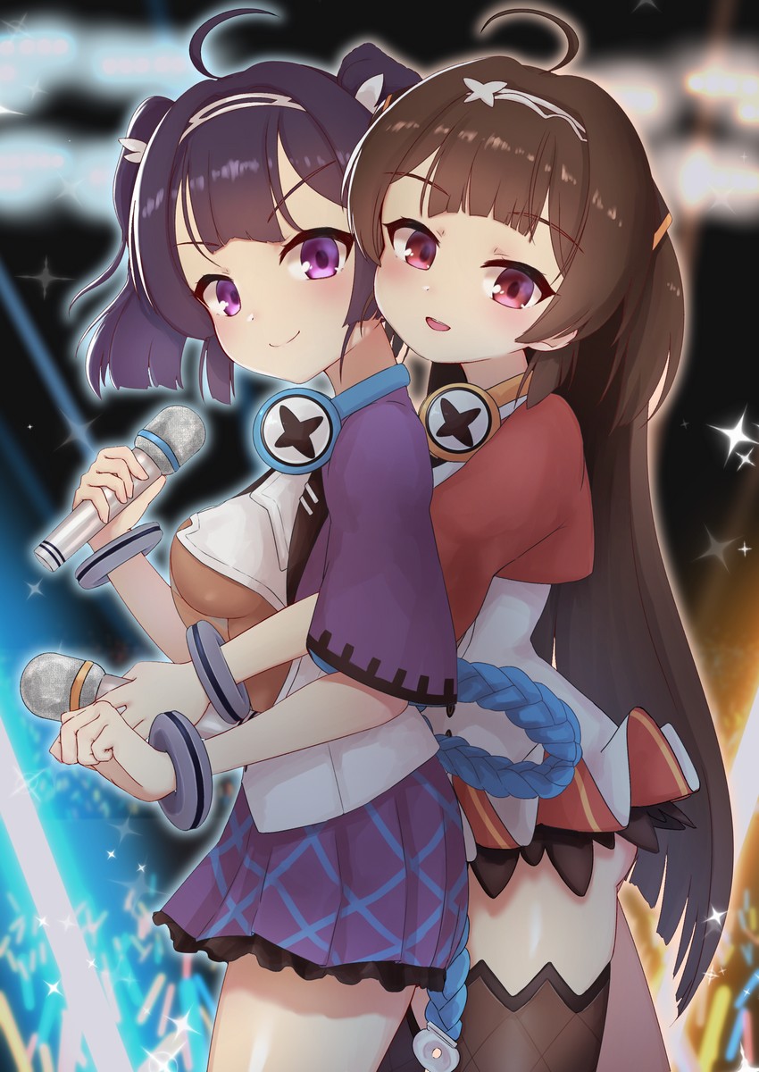 ping hai and ning hai (azur lane) drawn by karu_(ricardo_2628)