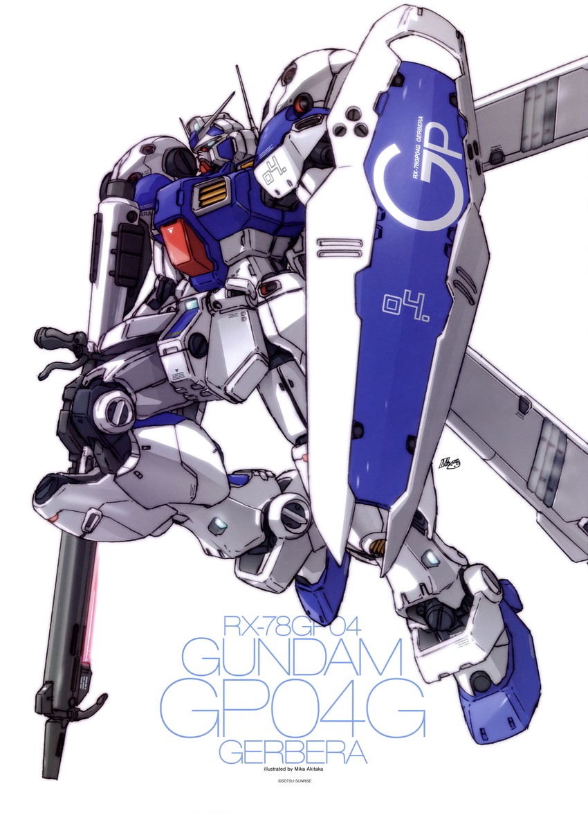 gundam gp-04 gerbera (gundam and 1 more) drawn by akitaka_mika