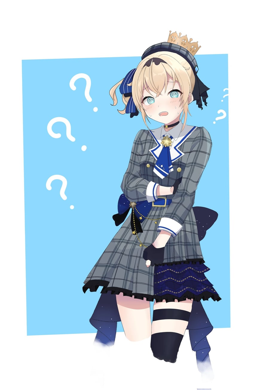hoshimachi suisei and kazama iroha (hololive) drawn by daizu_8432