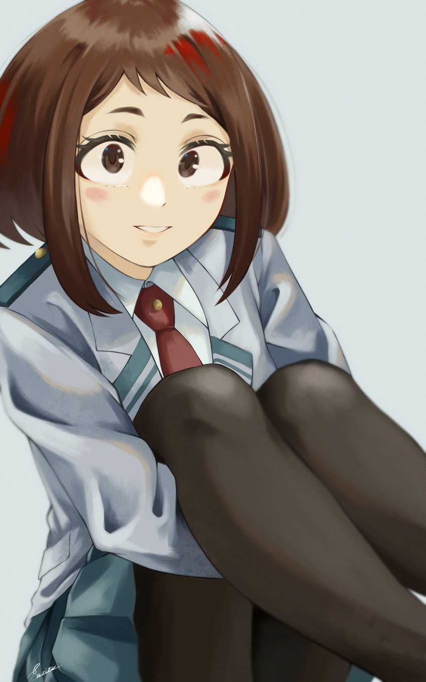 uraraka ochaco (boku no hero academia) drawn by fengling_(furin-jp)