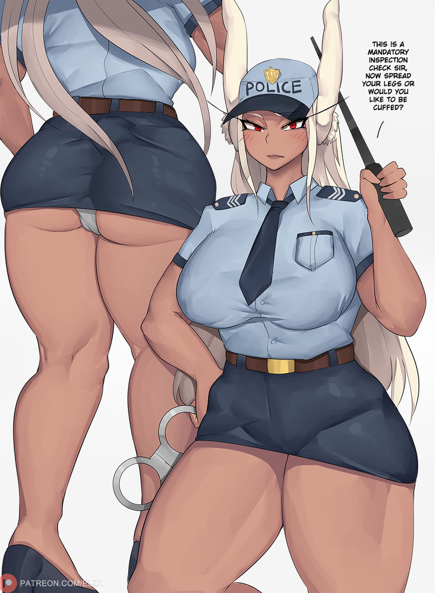 mirko (boku no hero academia) drawn by dr_octojuice