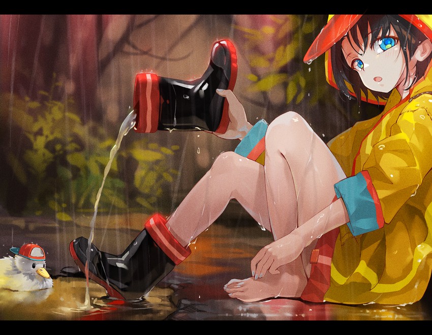 oozora subaru and subaru duck (hololive) drawn by yoshikawa_hiro