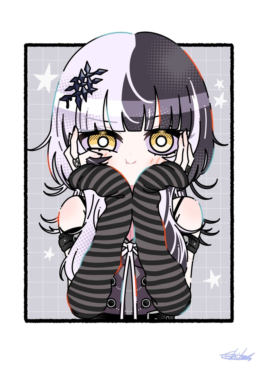 shiori novella (hololive and 1 more) drawn by pigma_01