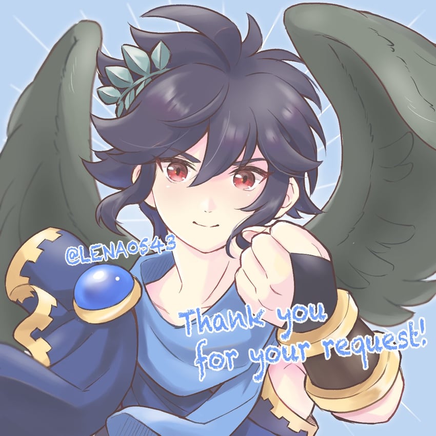 dark pit (super smash bros. and 2 more) drawn by konata_w1225