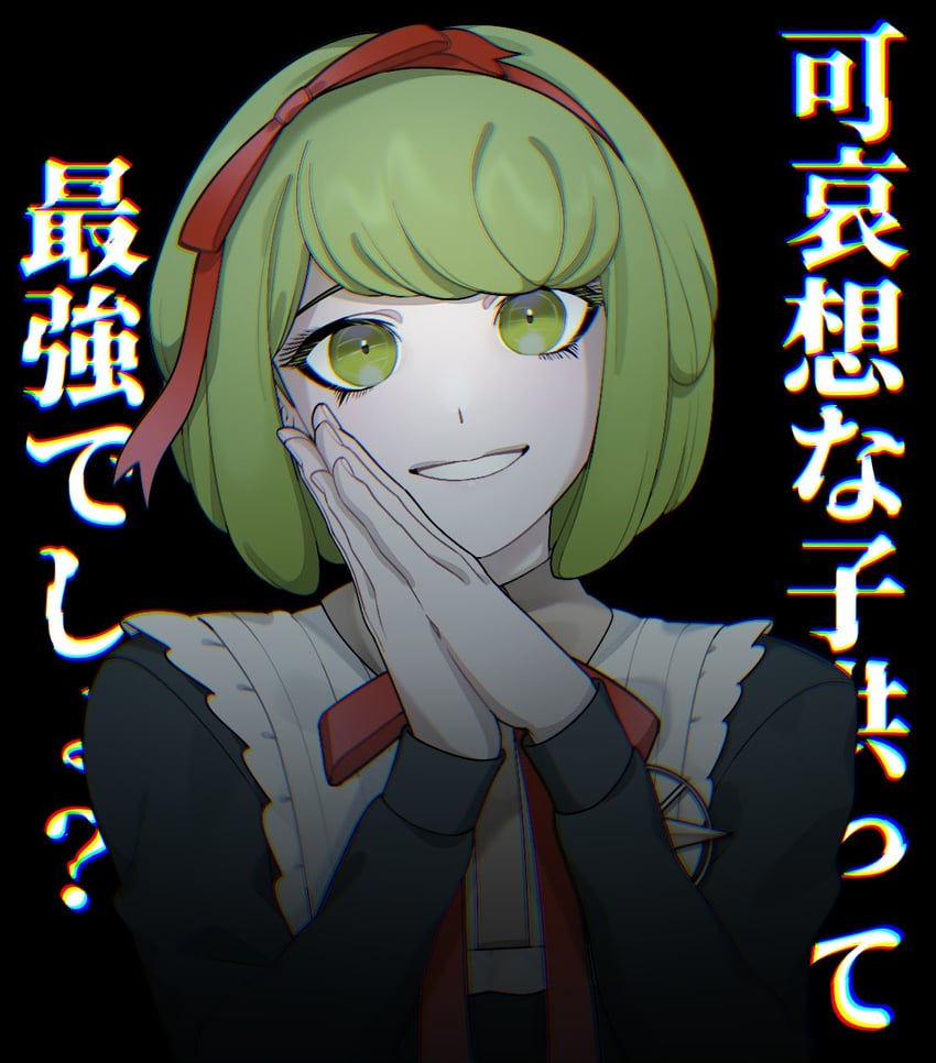 towa monaca (danganronpa and 1 more) drawn by ling_yun_(amadare0803)