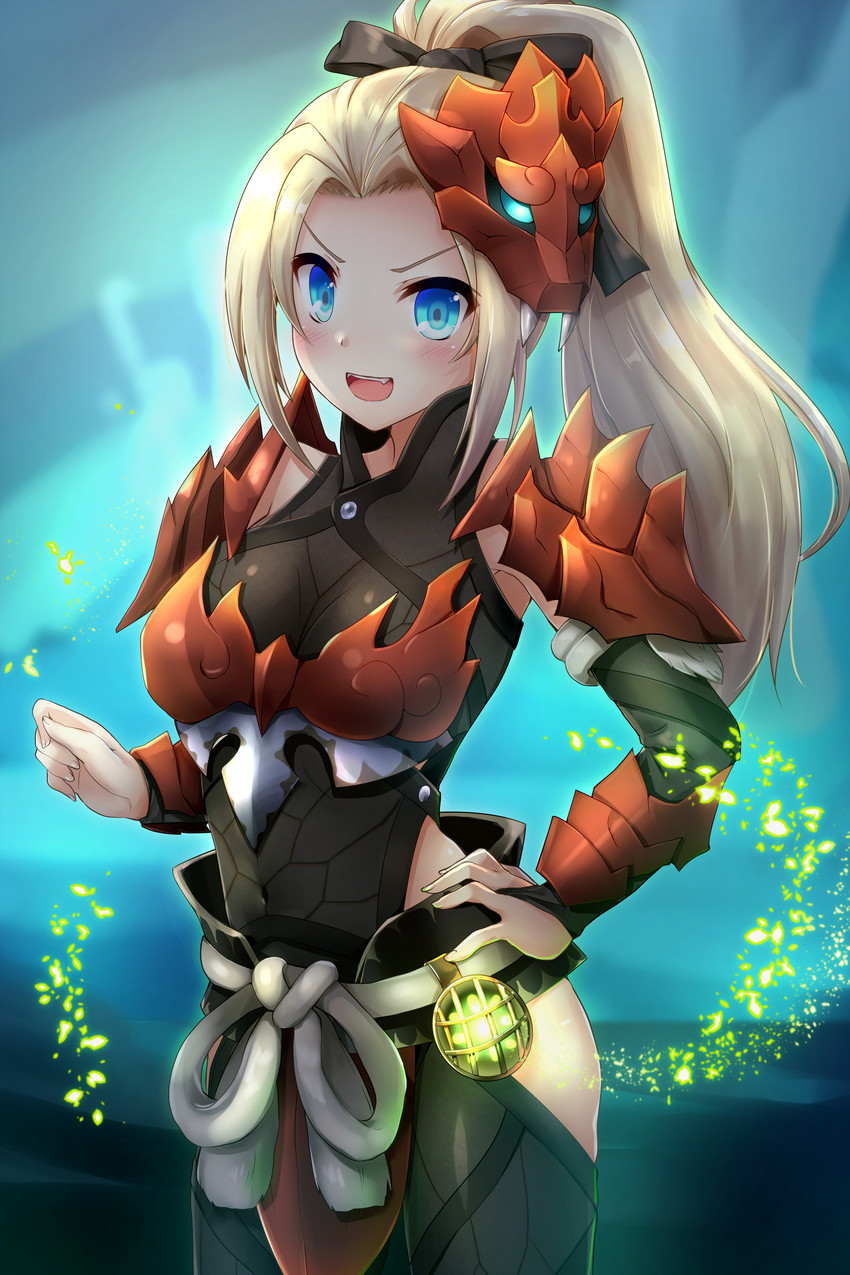 viridi (monster hunter and 3 more) drawn by samoore