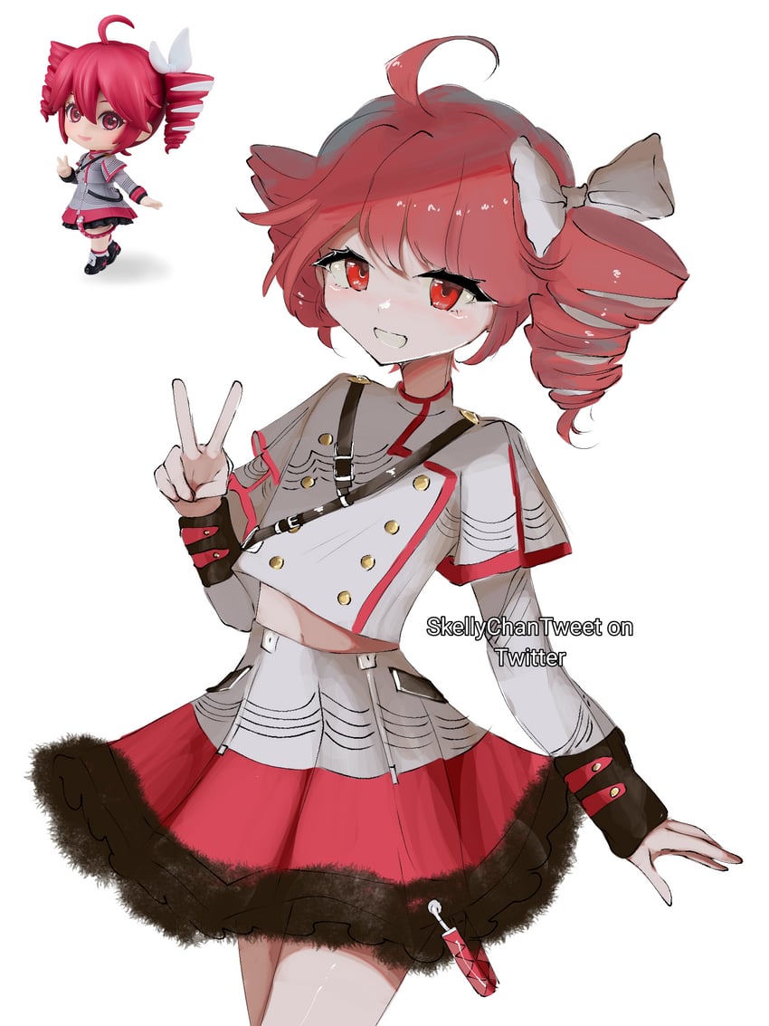 kasane teto (utau and 1 more) drawn by skellychan