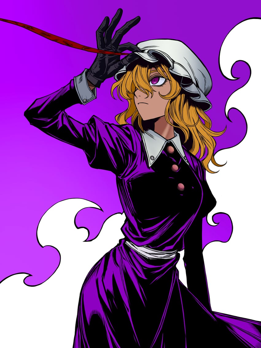 maribel hearn (touhou) drawn by ryoan_(voyagehermitage)