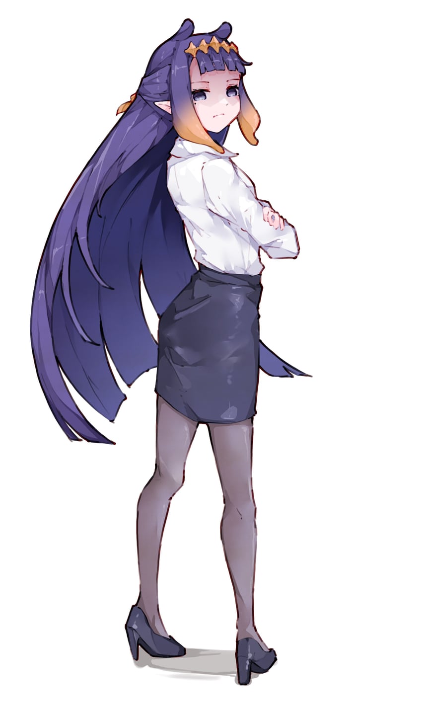 ninomae ina'nis (hololive and 1 more) drawn by ma_draws