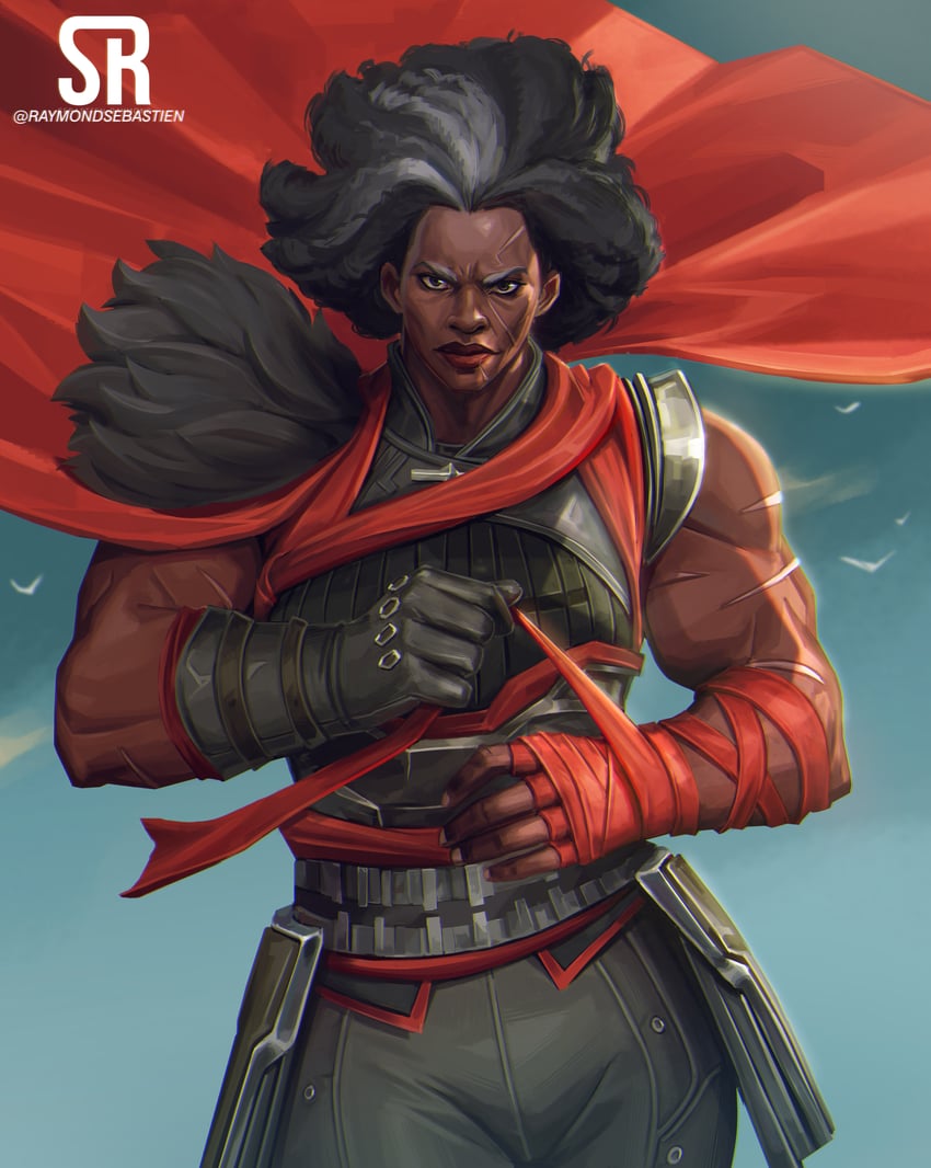ambessa medarda (league of legends and 1 more) drawn by raymond_sebastien