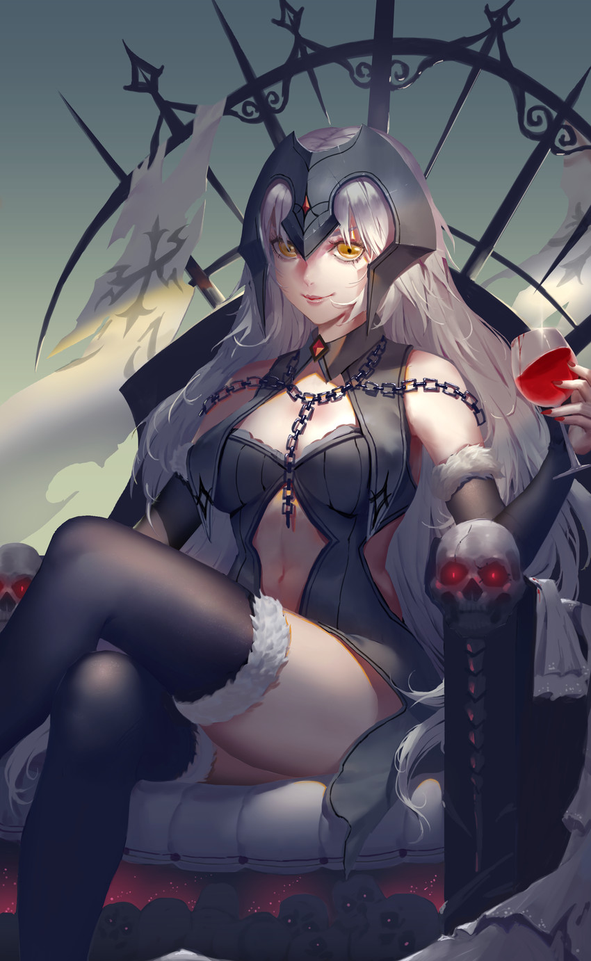 jeanne d'arc alter (fate and 2 more) drawn by itoucon